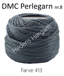 DMC Perlegarn nr. 8 farve 413